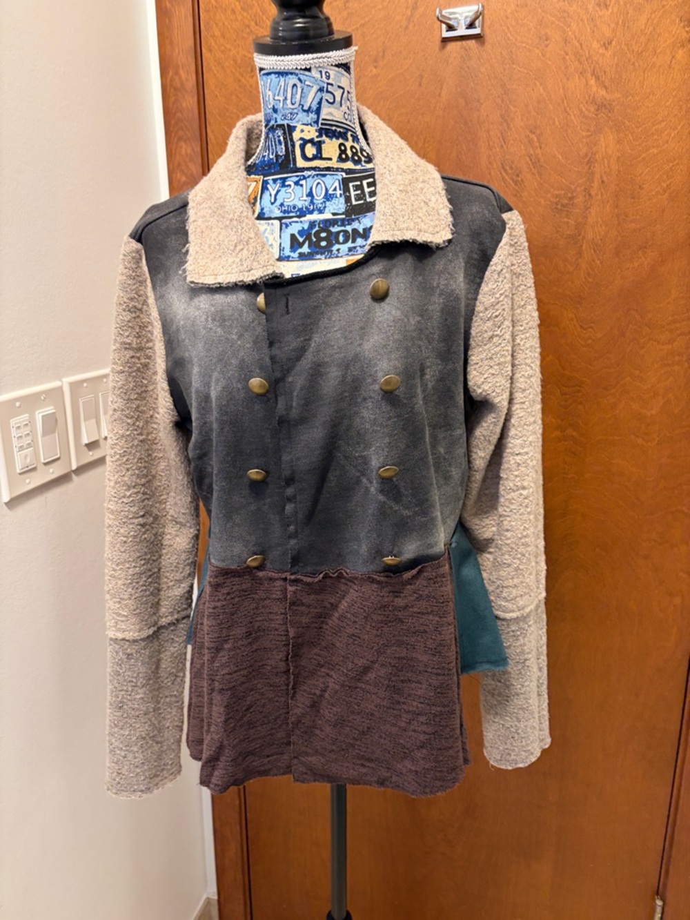 Gimmicks by BKE Womens Colorblock Double-Breasted light jacket size large - Picture 11 of 13
